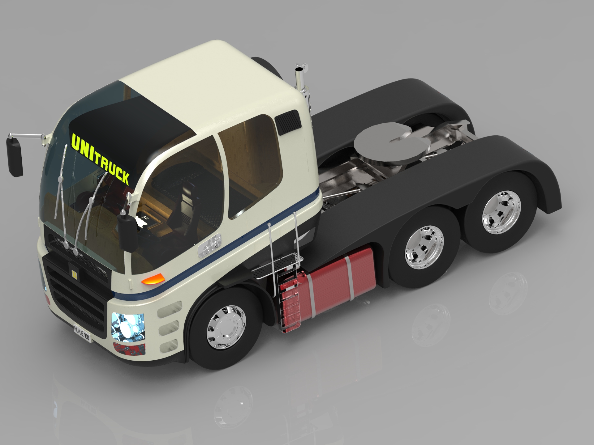 Chromatic II货车卡车模型3D图纸 x_t格式